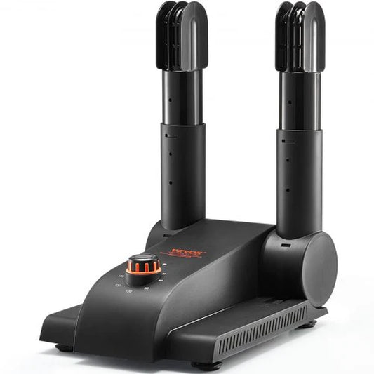VEVOR Foldable Dual-Tube Shoe & Boot Dryer β Adjustable Warm Air Dryer with Timer, Temperature Control & Quiet Operation