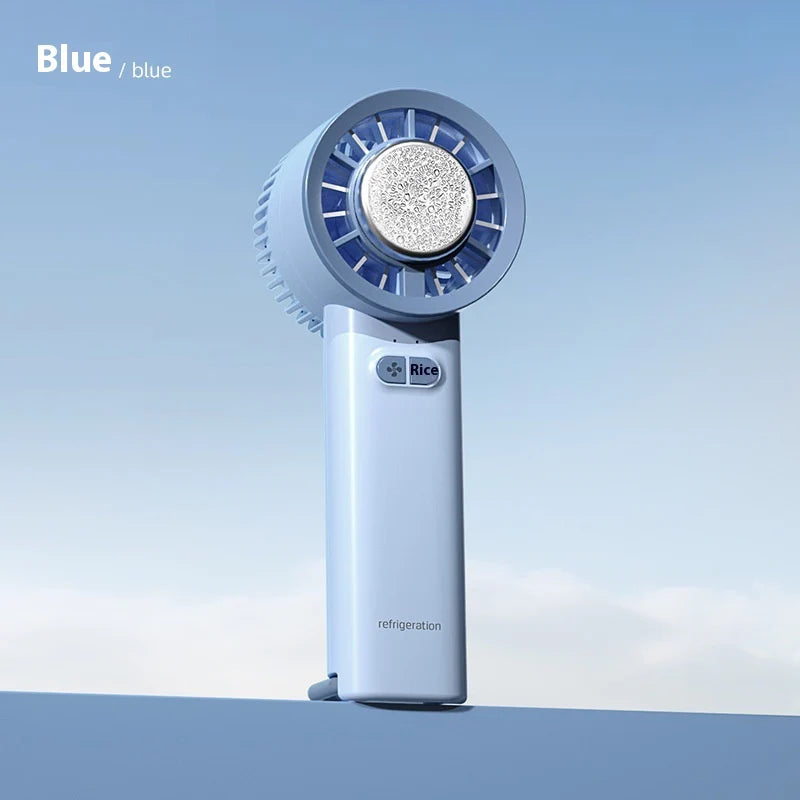 Handheld Turbo Jet Fan – Mini Portable High-Speed Fan with Ice-Cool Technology