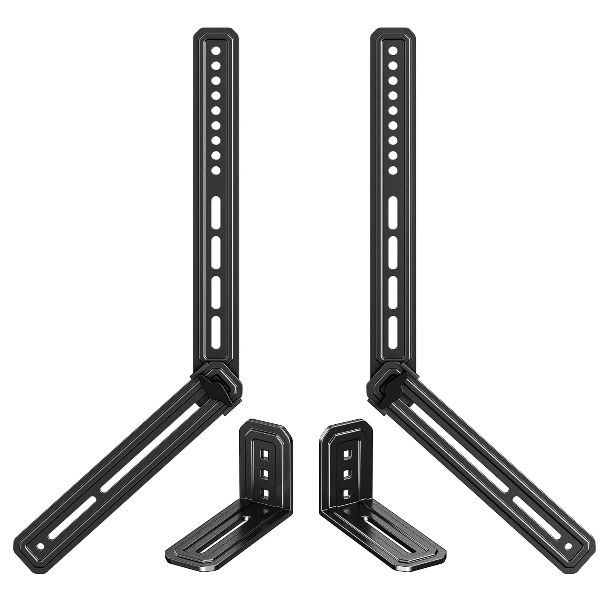 Ergoav Universal Soundbar Mount – Adjustable Soundbar Bracket for TVs with 15 lb Capacity