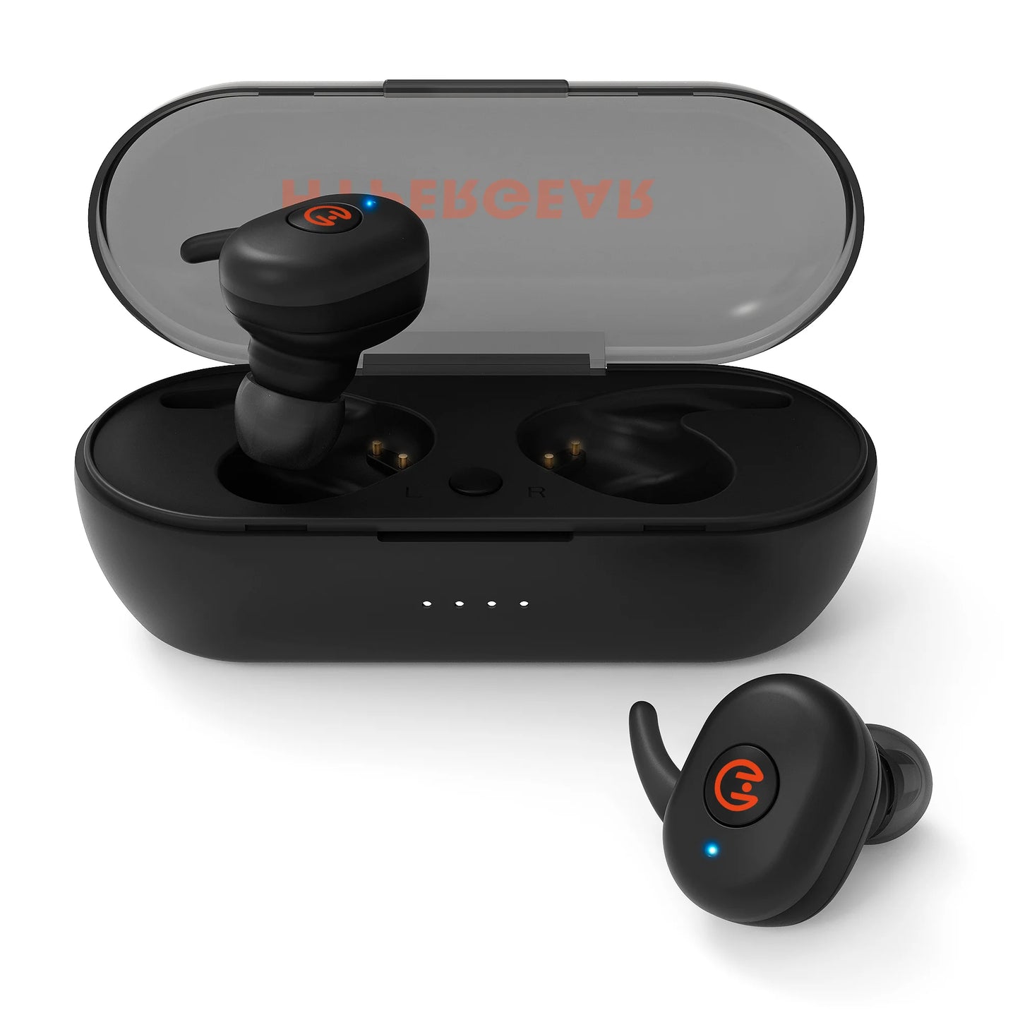 HyperGear Active True Wireless Earbuds – Bluetooth 5.0 Sport Earphones with Quick Pair, Secure Fit & Charging Case