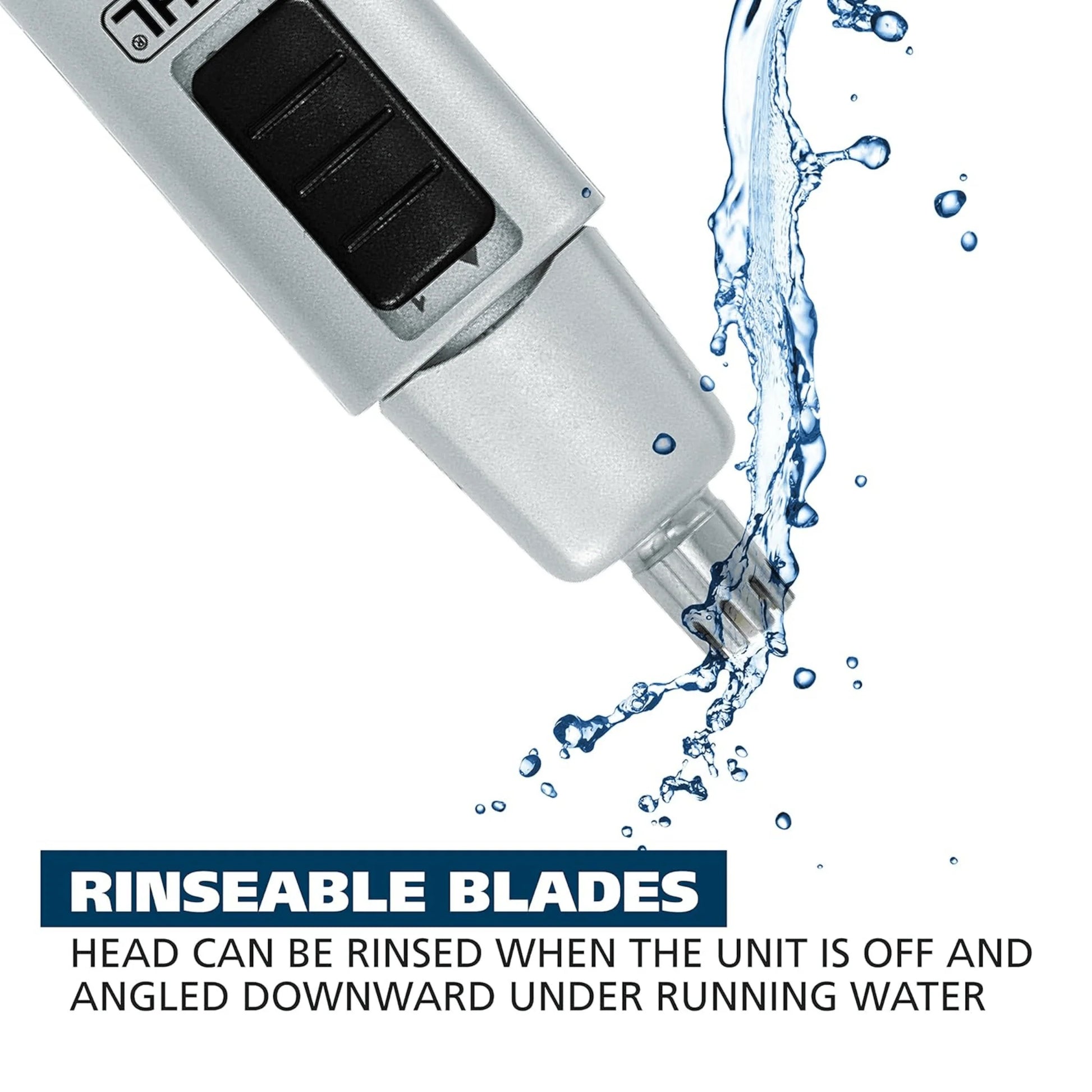 Wahl Battery‑Powered 9‑Piece Beard & Nose Hair Trimmer Set – Precision Grooming Kit with Adjustable Guides