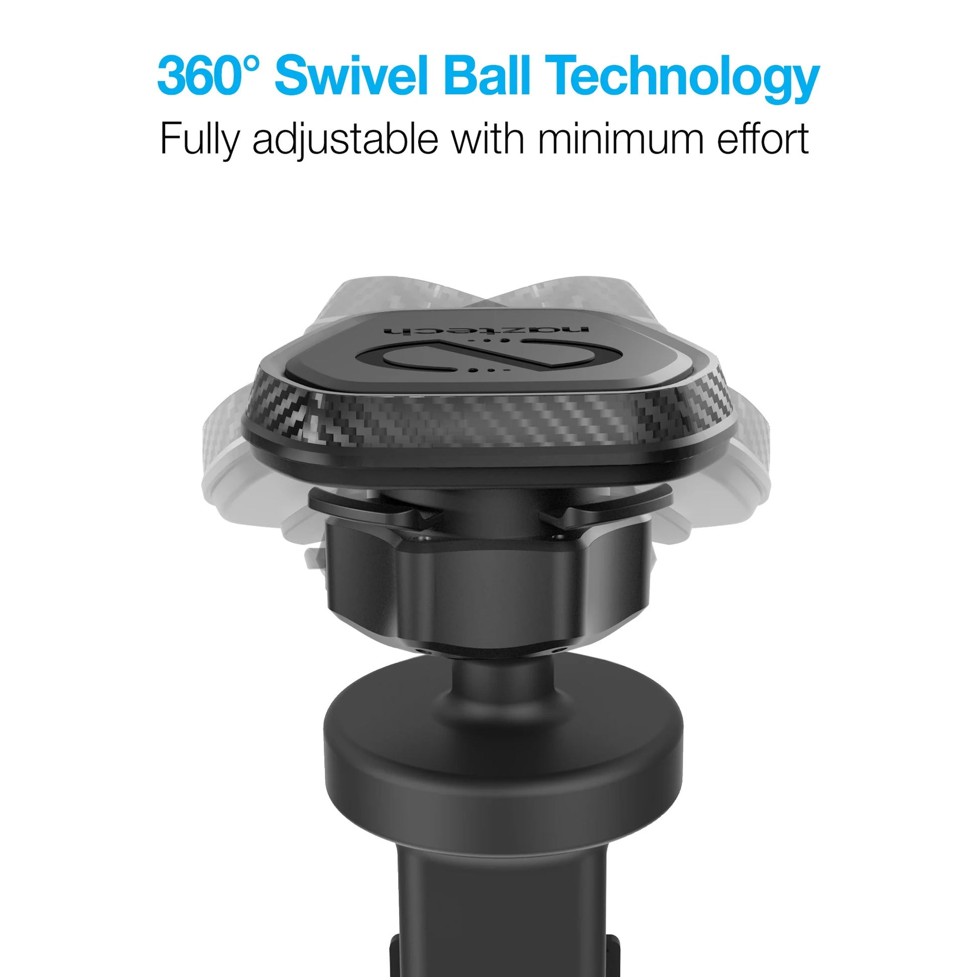 Naztech MagBuddy Elite Vent Mount – Magnetic Hands‑Free Car Phone Holder with 360° Swivel