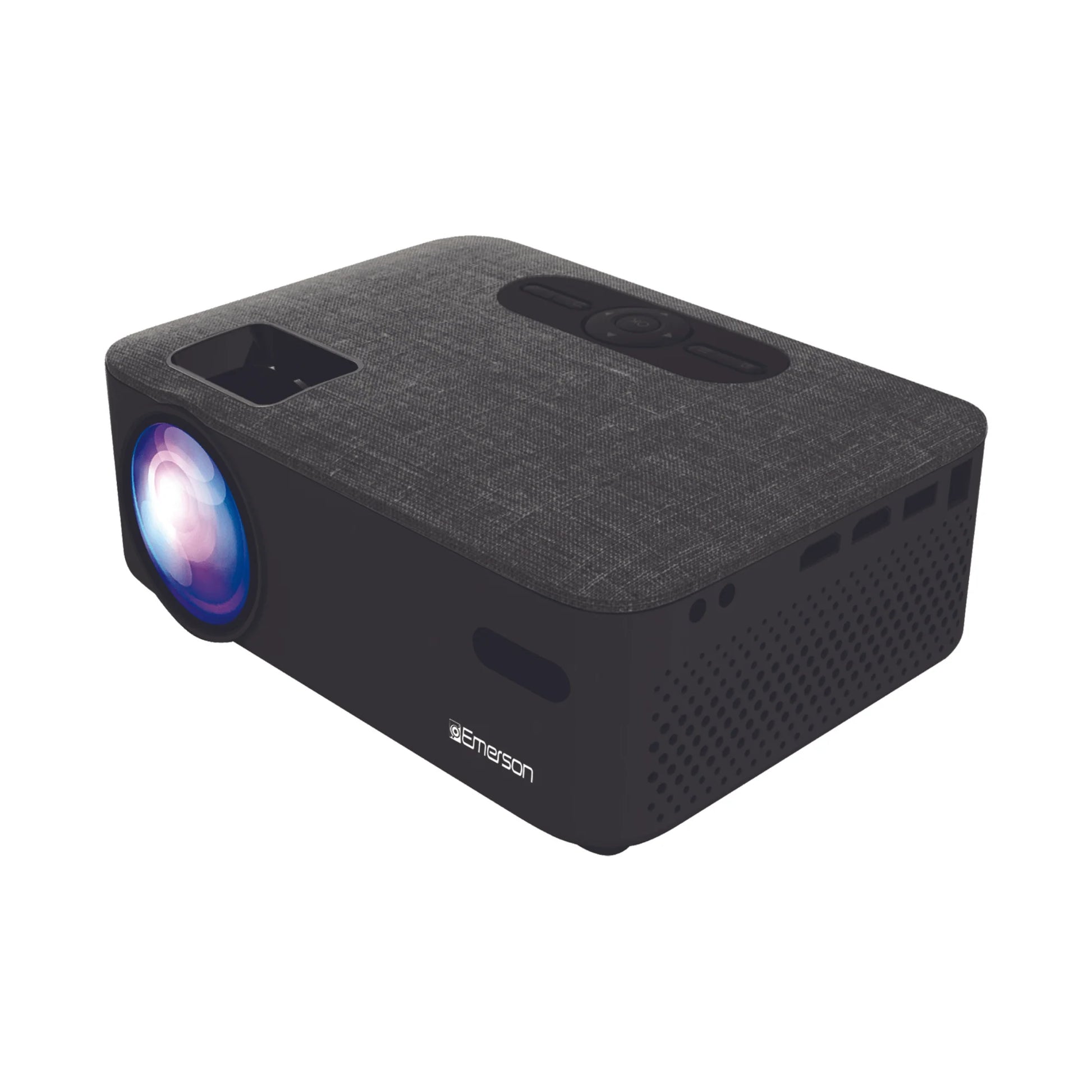 Emerson Portable LED Projector with Screen & Carry Case – Compact Home Theater for Movies, Sports & Presentations