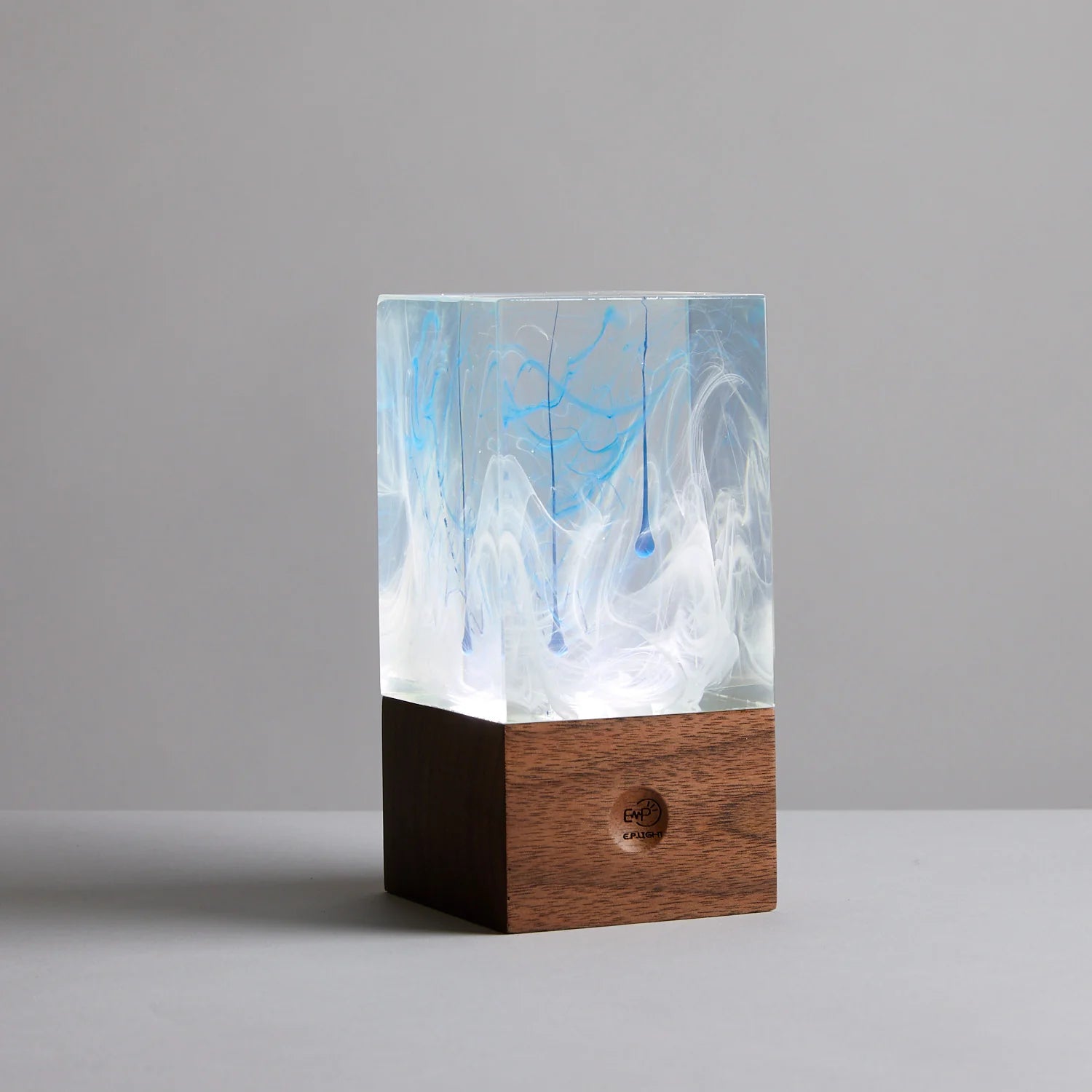 Aurora Resin Table Decor Lamp – Handcrafted LED Night Light with Warm White Glow & Unique Sculpture