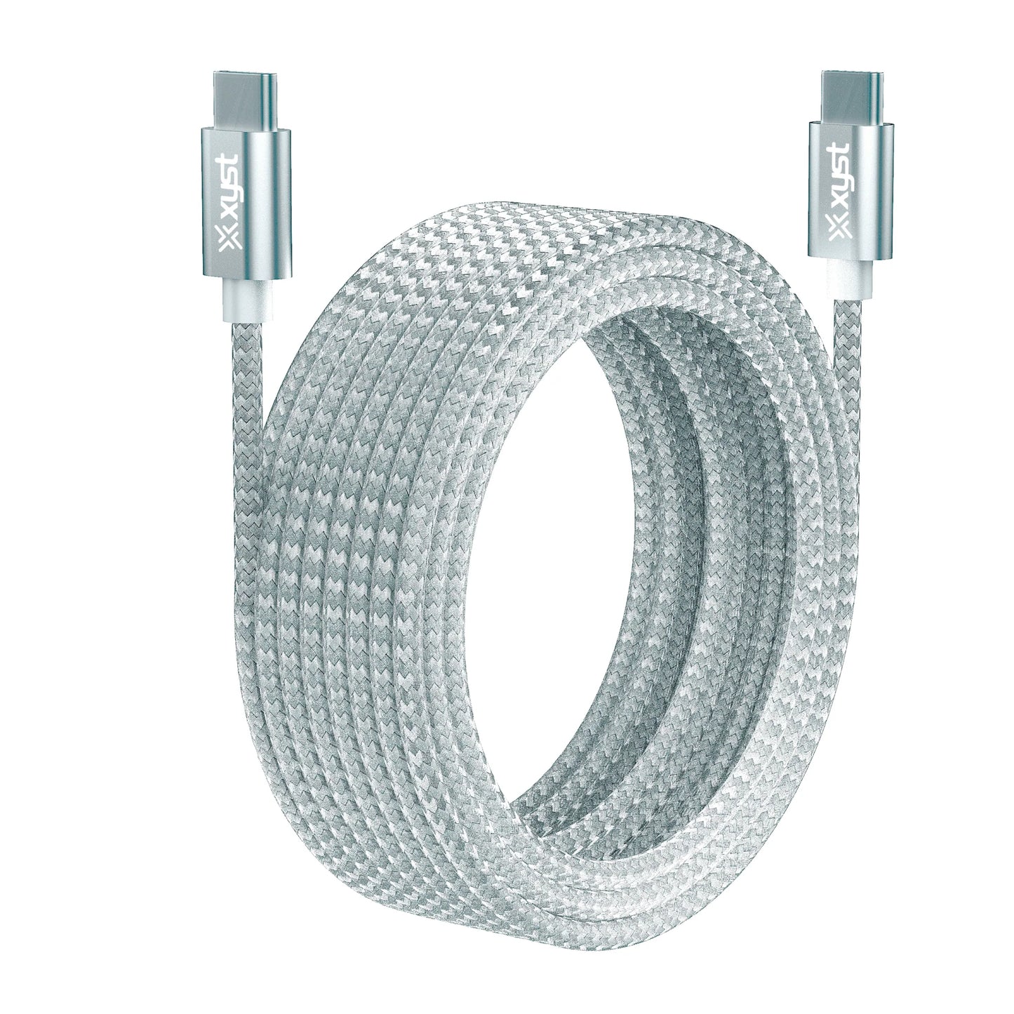 Xyst Braided 10ft USB C to USB C Cable – Durable 10 Gbps Fast Charging & Sync Cord for Phones, Laptops & Tablets