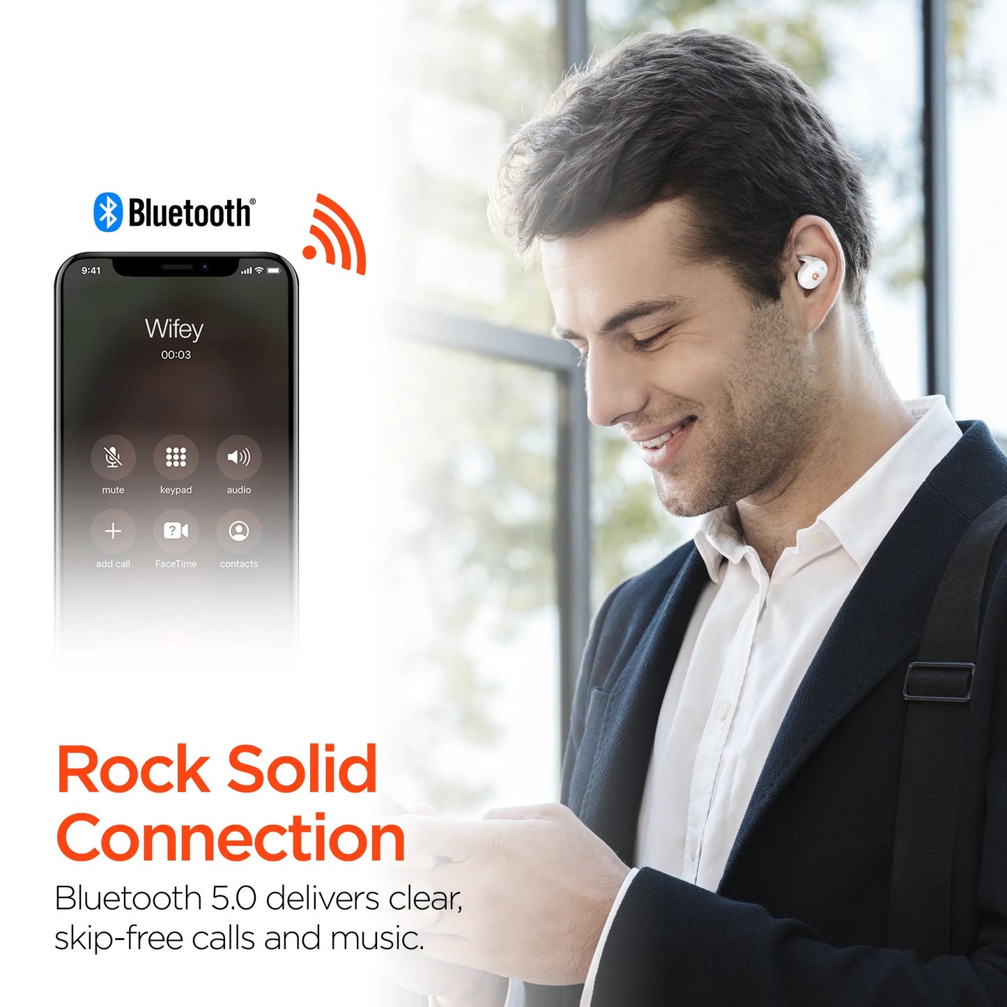 HyperGear Active True Wireless Earbuds – Bluetooth 5.0 Sport Earphones with Quick Pair, Secure Fit & Charging Case