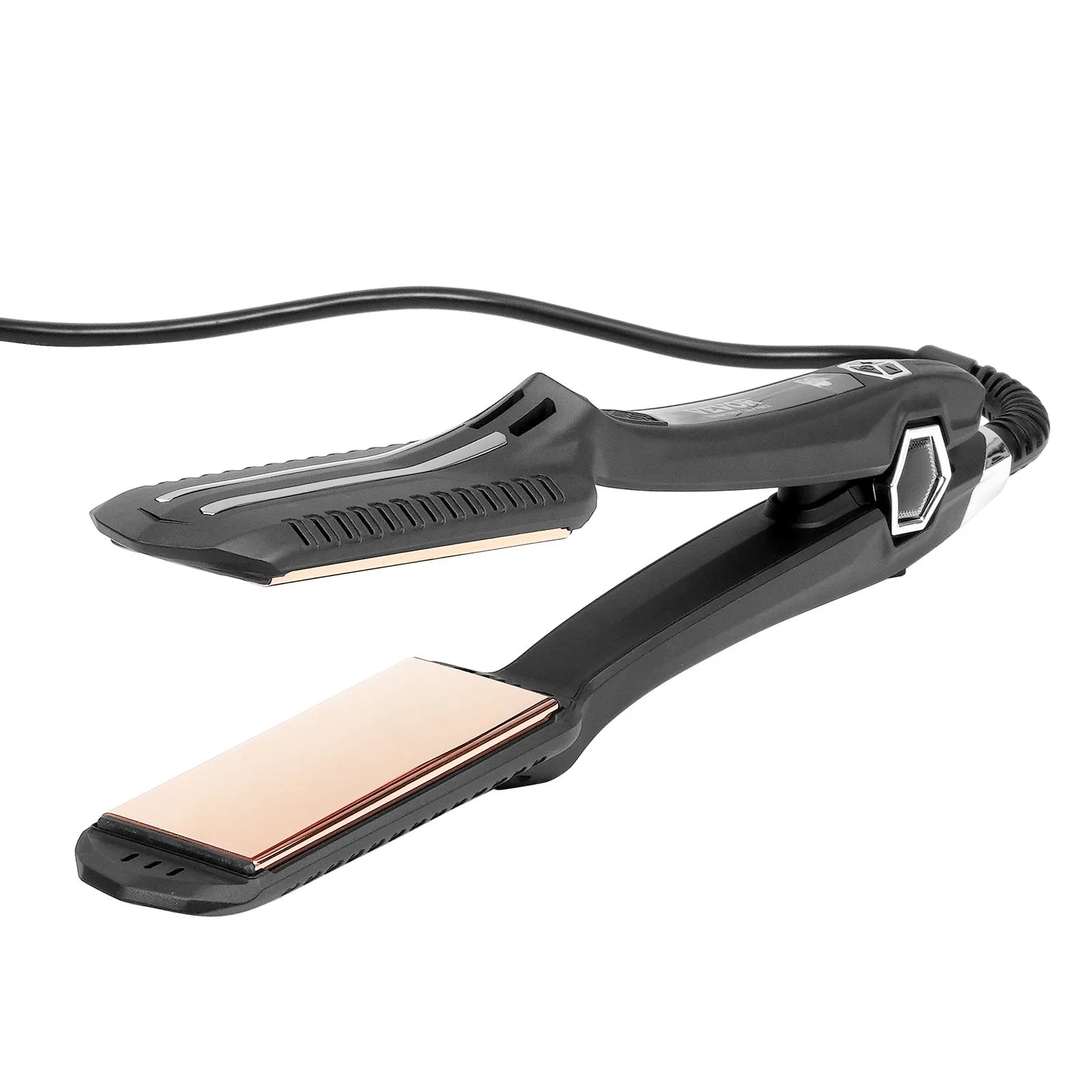 VEVOR Professional Hair Straightener – 1.5-Inch Titanium Flat Iron with Infrared Heat, Adjustable Temperature & LCD Display