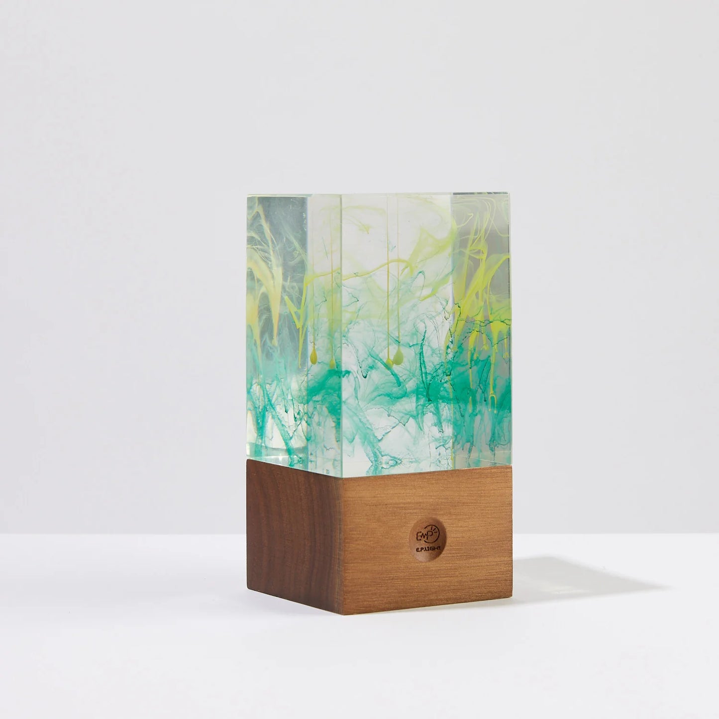 Aurora Resin Table Decor Lamp – Handcrafted LED Night Light with Warm White Glow & Unique Sculpture