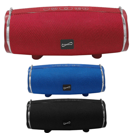 Supersonic Portable Bluetooth Wireless Speaker β 14Β W FullβRange Speaker with Bass Radiator, Mic & FM Radio