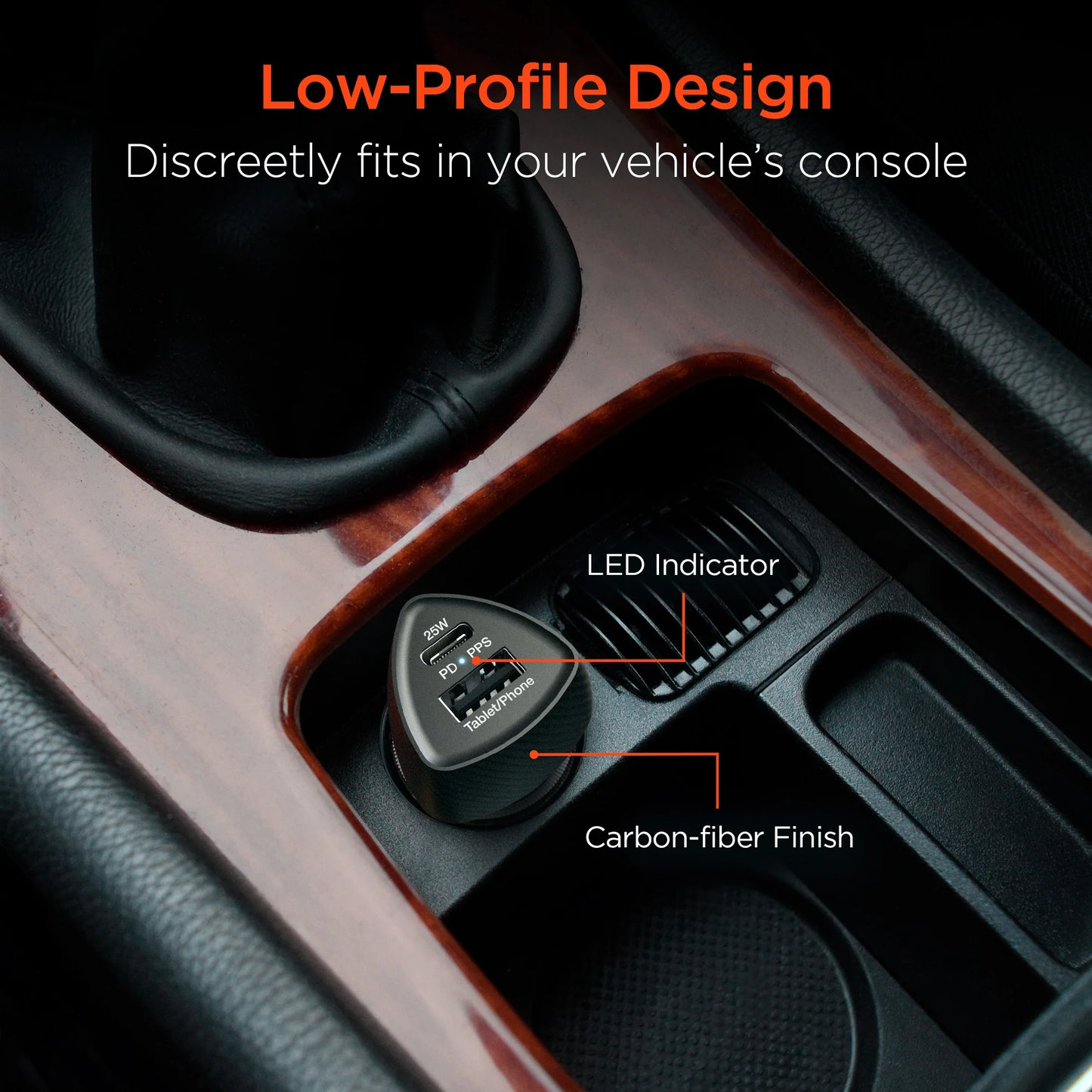 Hypergear SpeedBoost Dual Car Charger Kit – 37W PD & PPS Fast Charge with 4ft USB‑C Cable