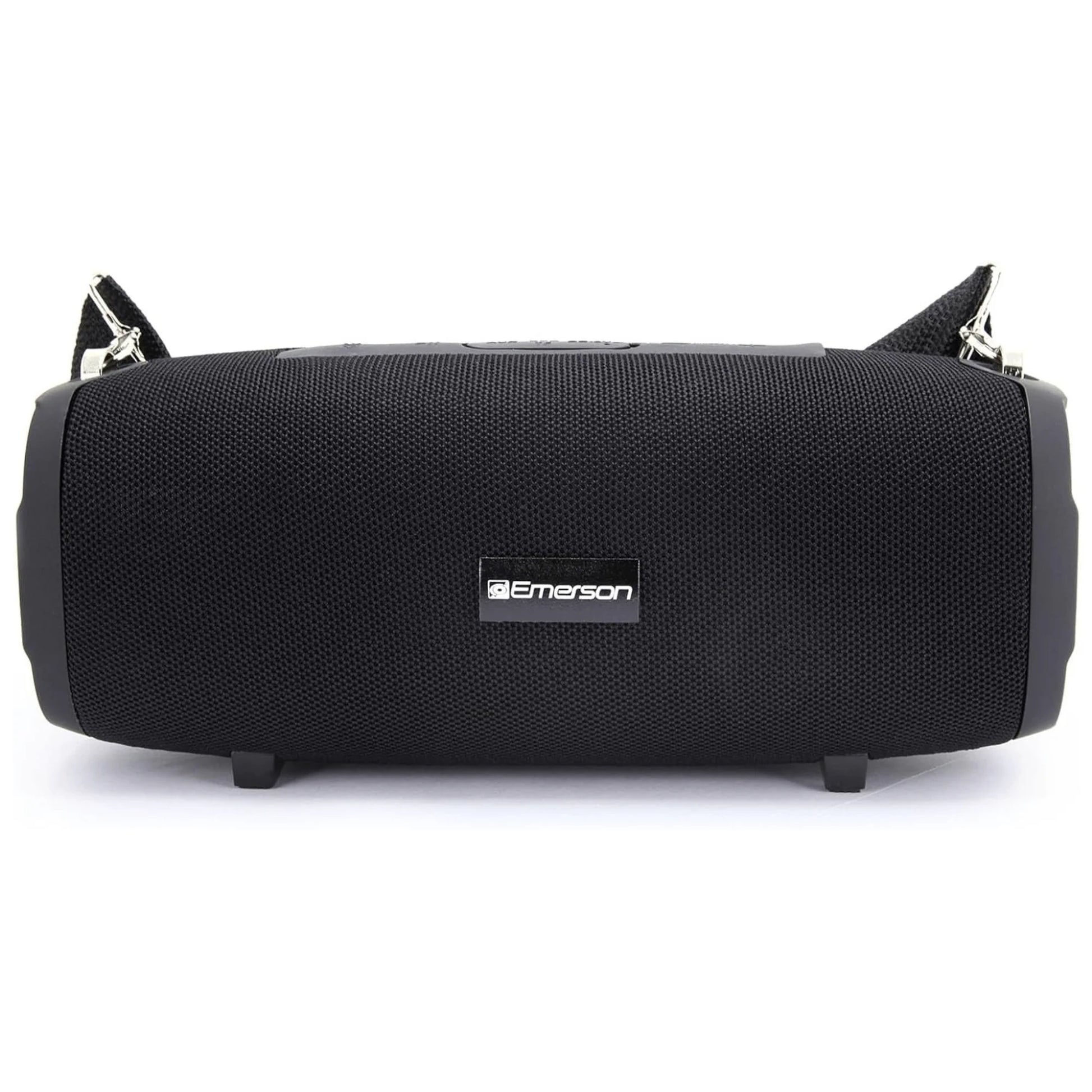 Emerson Portable Bluetooth Speaker with Carrying Strap – Rechargeable Wireless Speaker for Travel & Outdoor Gatherings