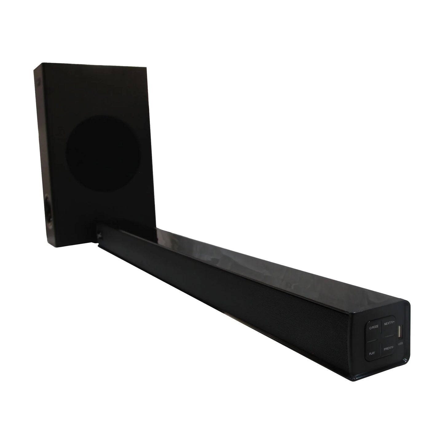 Supersonic 35″ Optical Bluetooth Soundbar & Subwoofer – Home Theater Speaker System with LED Display & Multiple Inputs