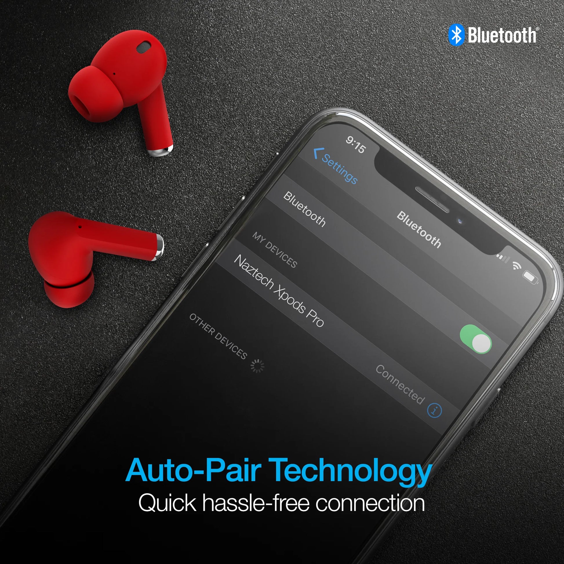 Naztech Xpods PRO - Wireless Charging Case