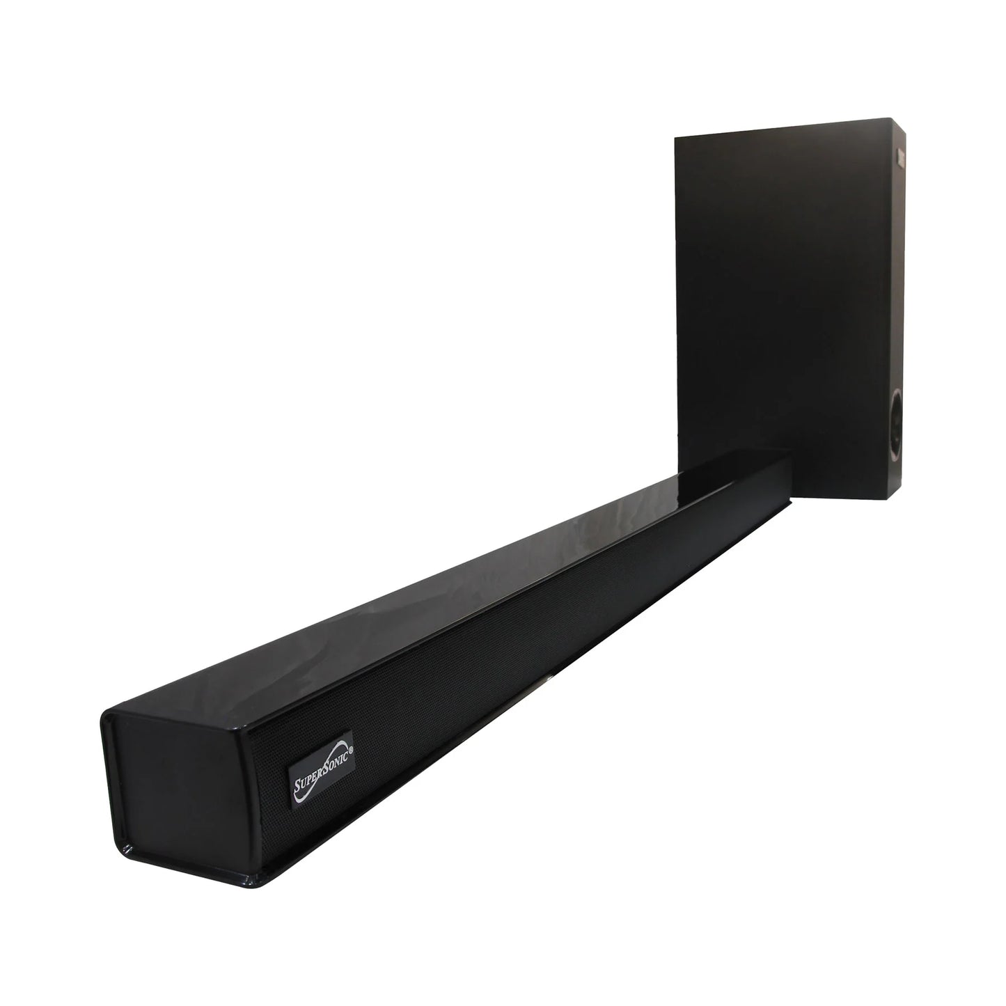 Supersonic 35″ Optical Bluetooth Soundbar & Subwoofer – Home Theater Speaker System with LED Display & Multiple Inputs