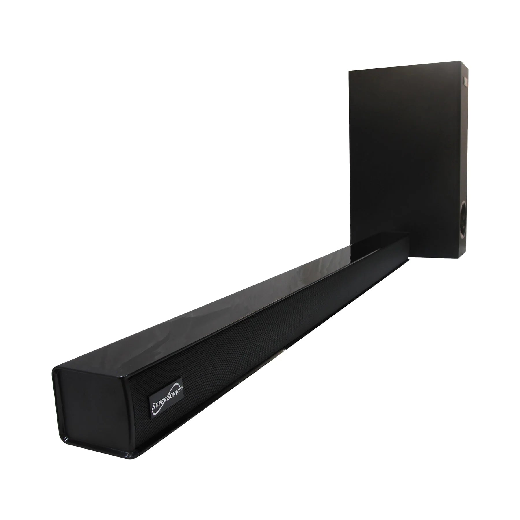 Supersonic 35″ Optical Bluetooth Soundbar & Subwoofer – Home Theater Speaker System with LED Display & Multiple Inputs