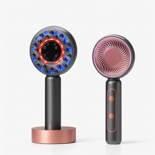 Rechargeable Massage Comb β Scalp Massager for Hair Care & Oil Control