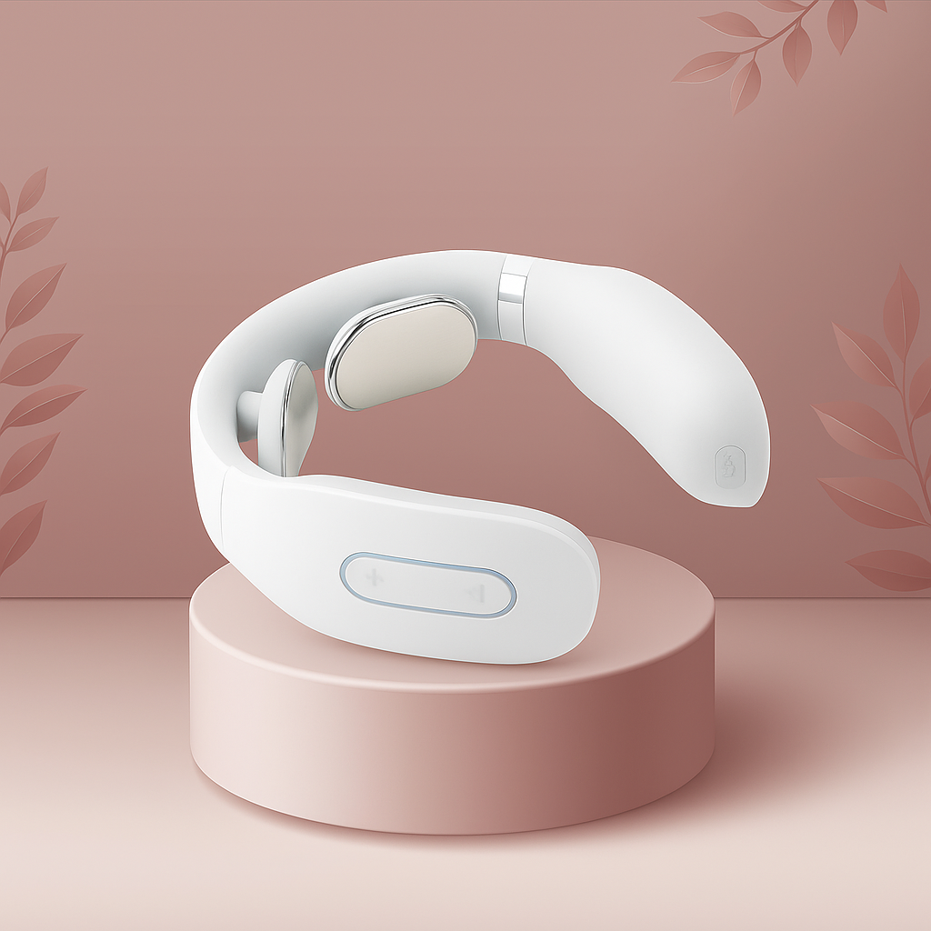 Bella2Bello K3 Wireless Intelligent Neck Massager – Heated Pulse Therapy with Adjustable Modes & Ergonomic U‑Shape