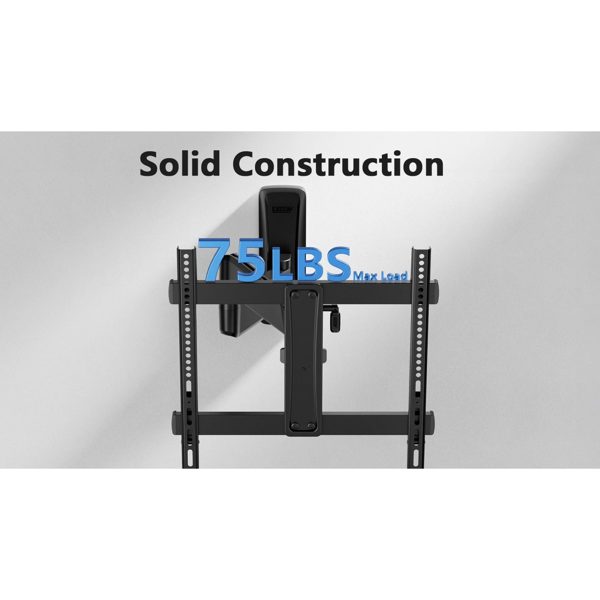 Ergoav Medium Motion TV Wall Mount for 32–65″ TVs – Full Motion Swivel & Tilt Bracket with 20” Extension & Cable Management