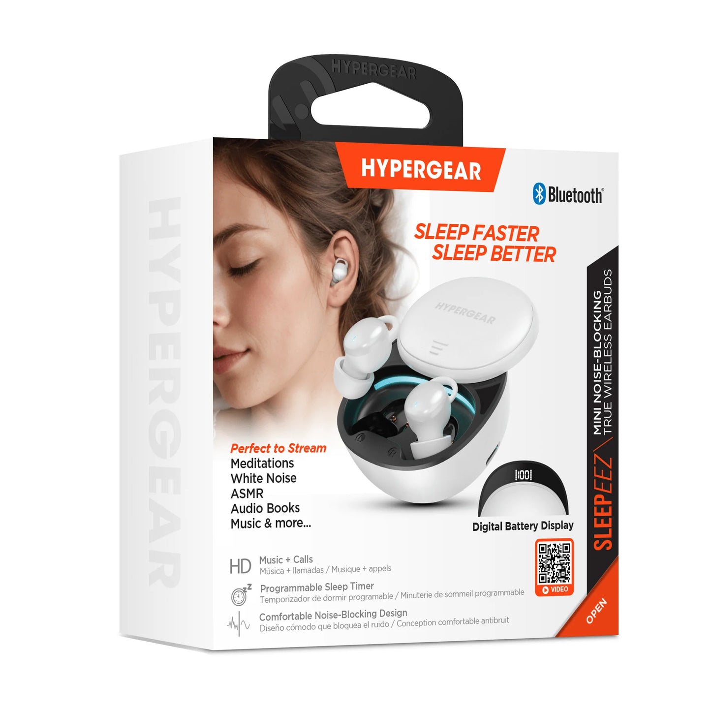 Hypergear SleepEEZ Mini Sleep Earbuds – Noise‑Blocking Wireless Pods with Ultra‑Soft Fit & 5h Battery
