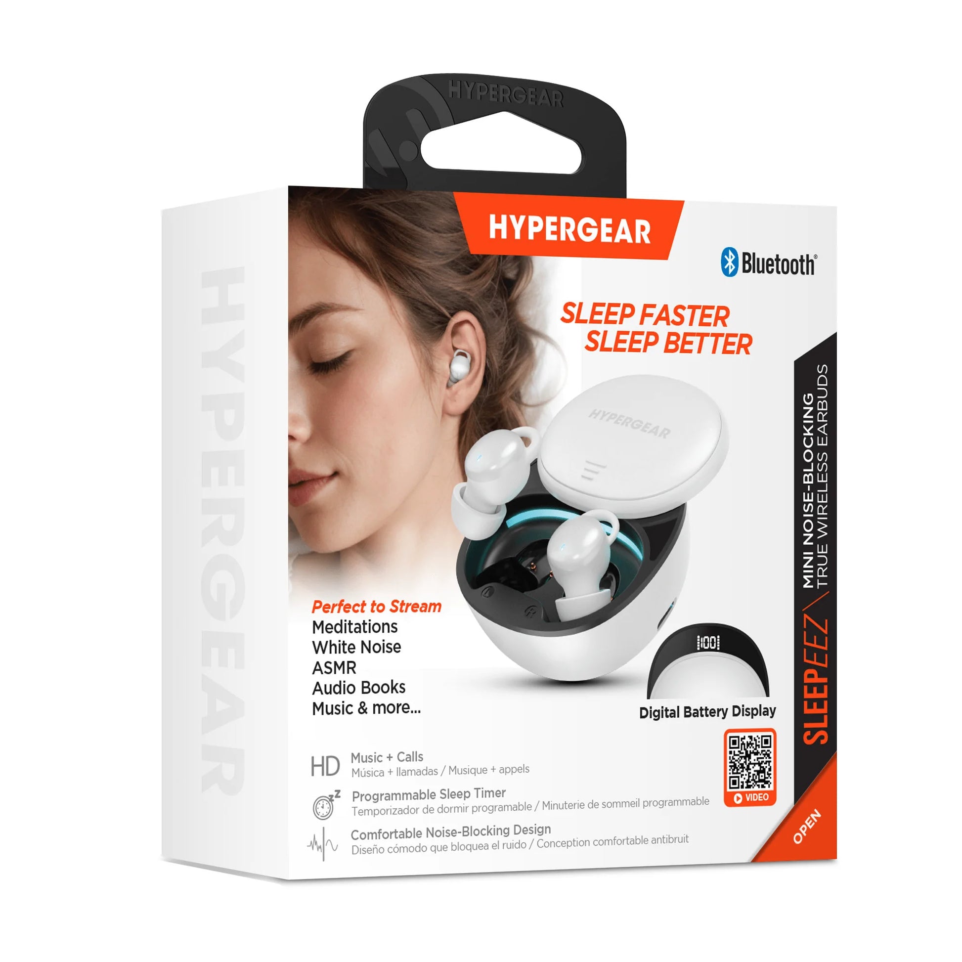 Hypergear SleepEEZ Mini Sleep Earbuds – Noise‑Blocking Wireless Pods with Ultra‑Soft Fit & 5h Battery