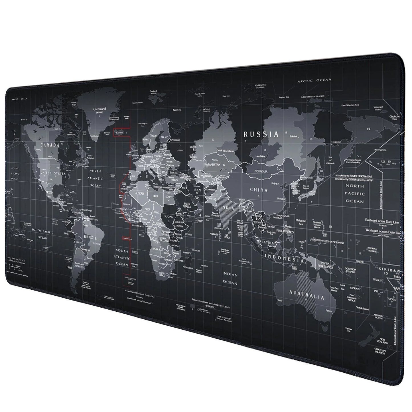 Extended Gaming Mouse Pad – Large 31x12" Desk Keyboard Mat (World Map, Dragon, Anime, Galaxy)