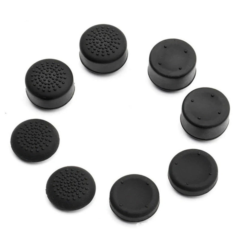 8-Pack Silicone Thumb Stick Grip Covers – Anti-Slip Joystick Caps for PS4/PS5 & Xbox Controllers