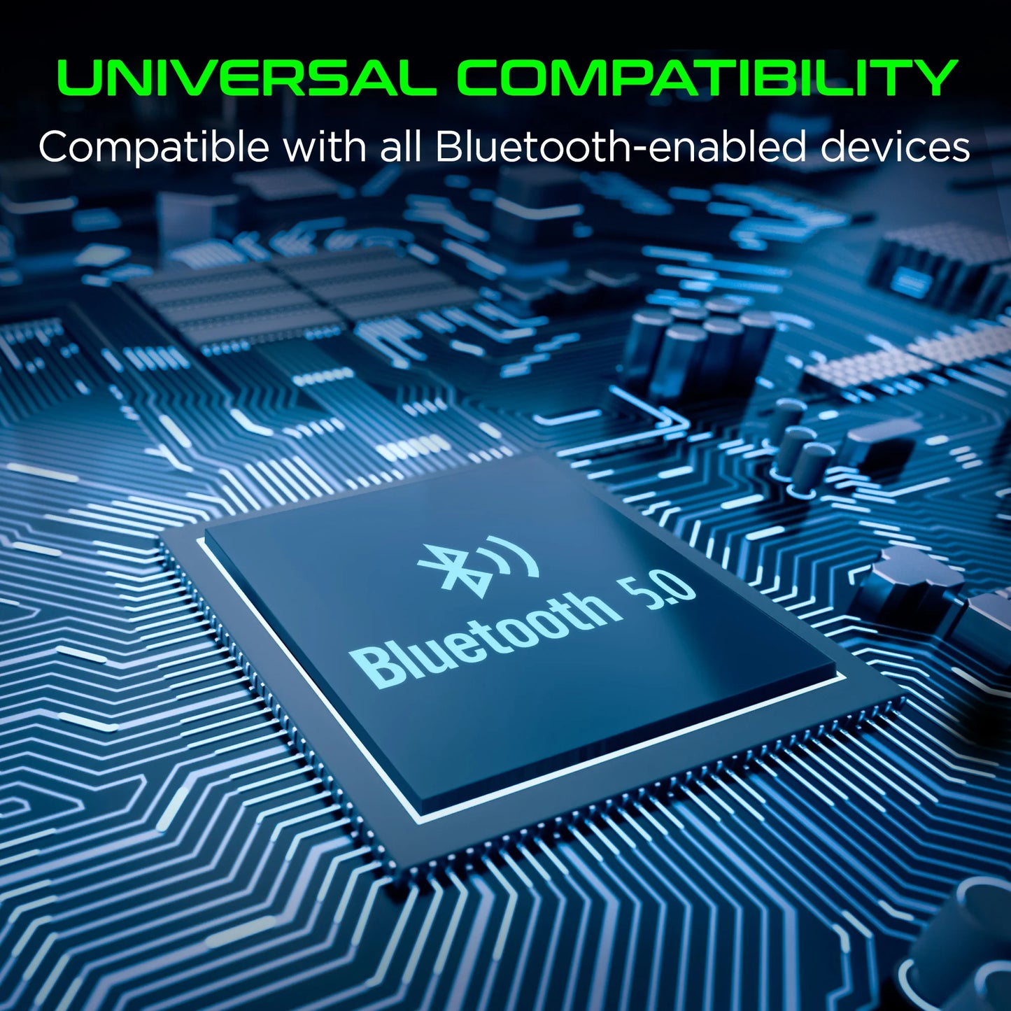 HyperGear CobraStrike True Wireless Gaming Earbuds – Ultra‑Low Latency 60 ms Earphones with 13 mm Drivers, Bluetooth 5.0 & Built‑In Mic