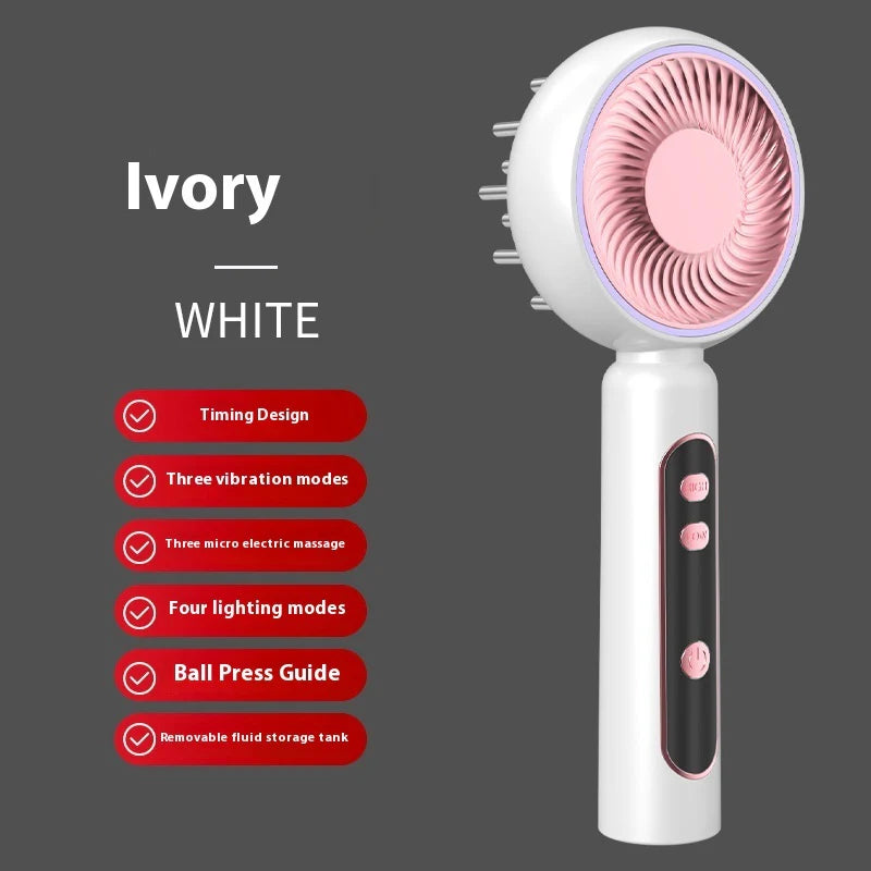 Rechargeable Massage Comb – Scalp Massager for Hair Care & Oil Control