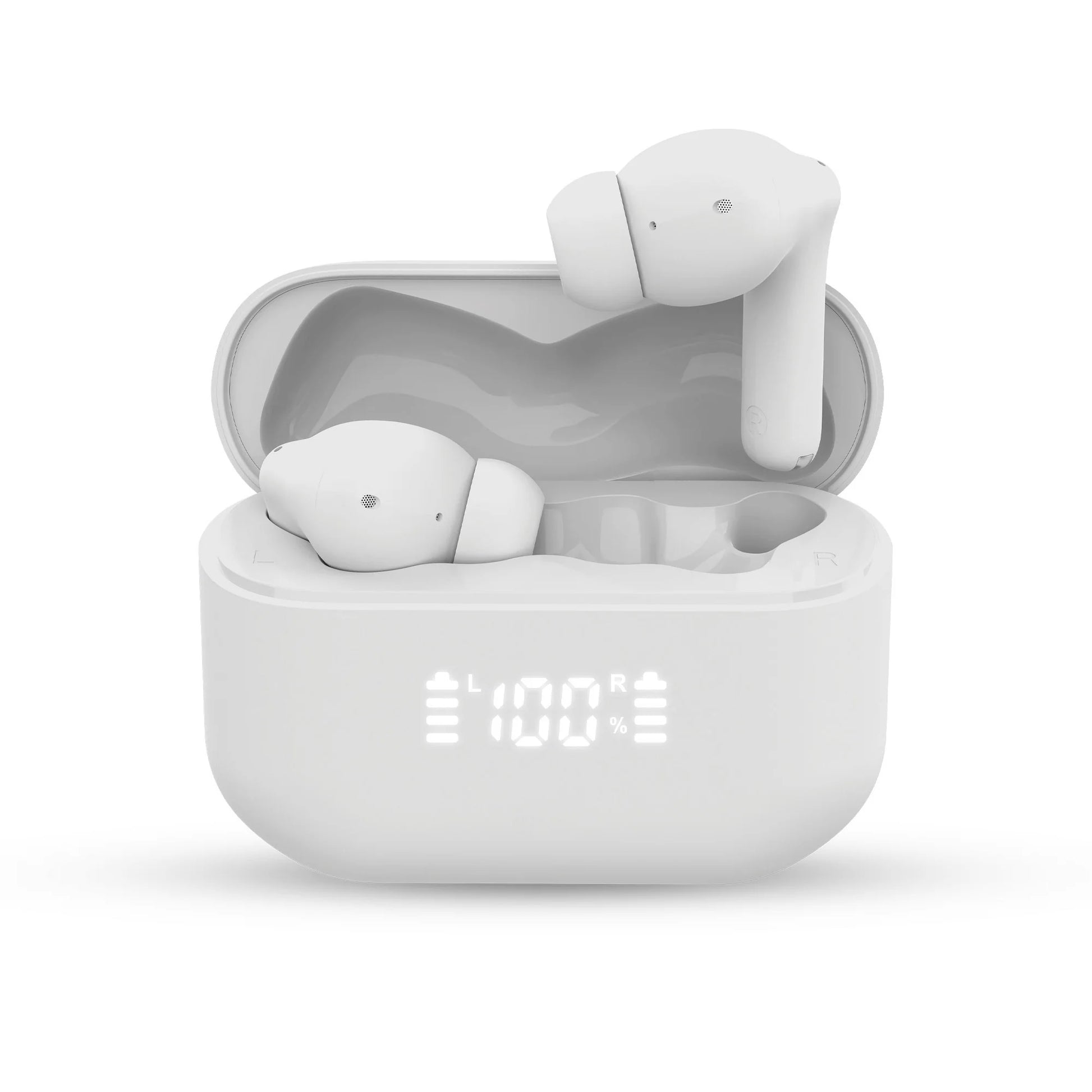 Naztech Xpods ANC True Wireless Earbuds – Active Noise Cancelling Earbuds with Transparency Mode, 25h Playtime & Wireless Charging Case