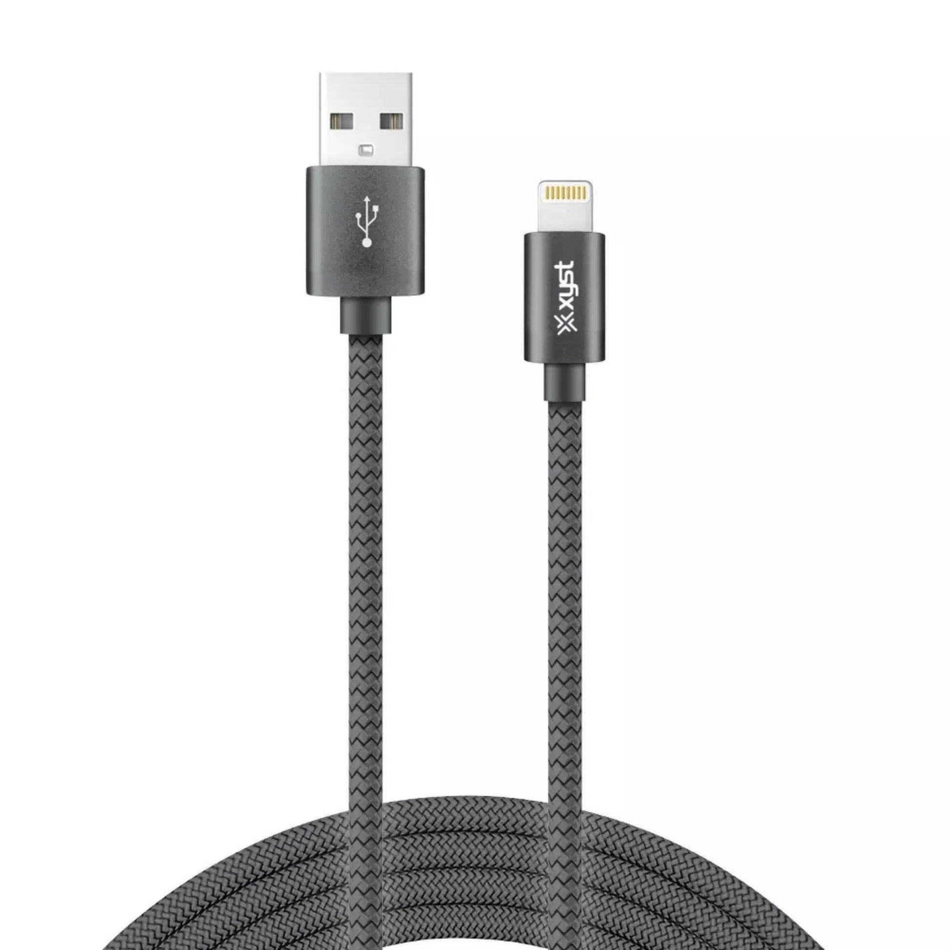 10 ft USB-A to Lightning Braided Charging Cable – Extra-Long Nylon Cable for iPhone & iPad Fast Charging