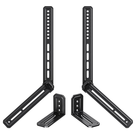 Ergoav Universal Soundbar Mount β Adjustable Soundbar Bracket for TVs with 15 lb Capacity