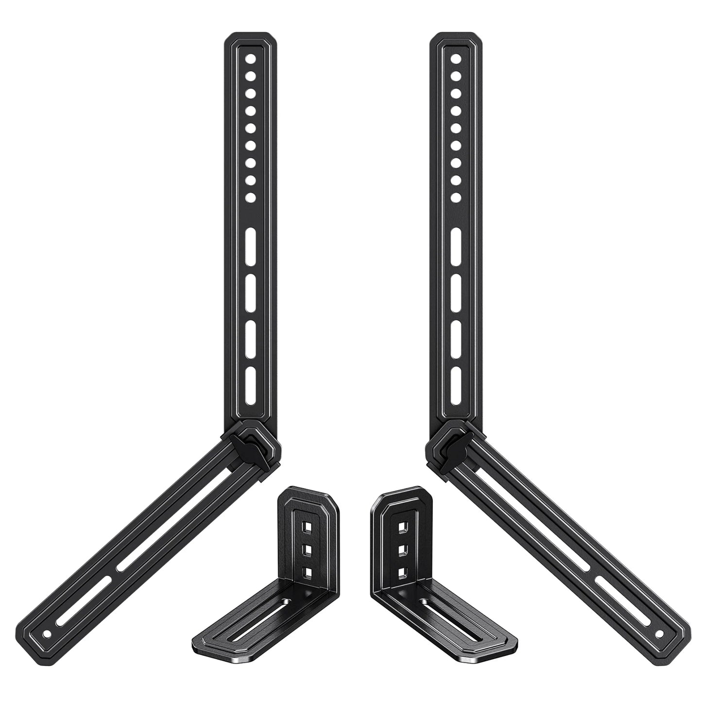 Ergoav Universal Soundbar Mount – Adjustable Soundbar Bracket for TVs with 15 lb Capacity