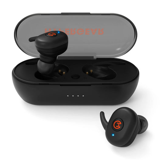 HyperGear Active True Wireless Earbuds – Bluetooth 5.0 Sport Earphones with Quick Pair, Secure Fit & Charging Case