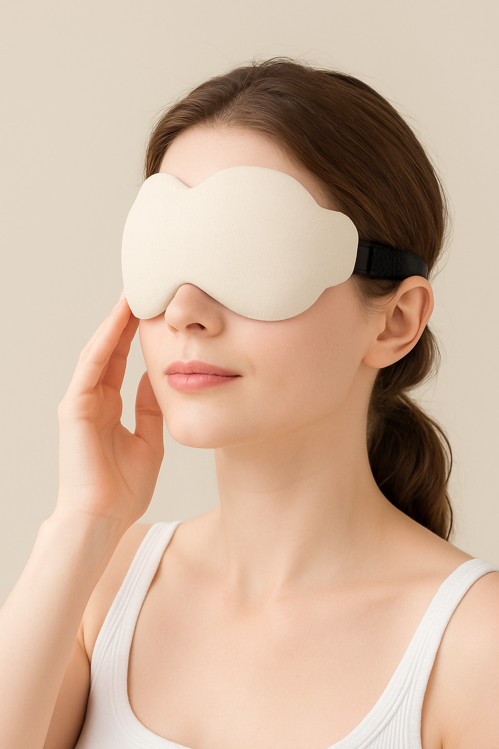Contoured Puffy Cloud Sleep Eye Mask - Ultra Lightproof and Comfortable