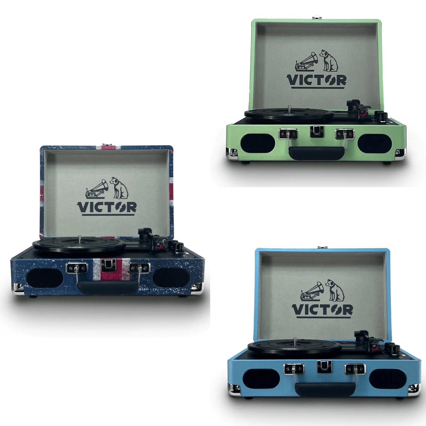 Victor Portable Bluetooth Suitcase Turntable
