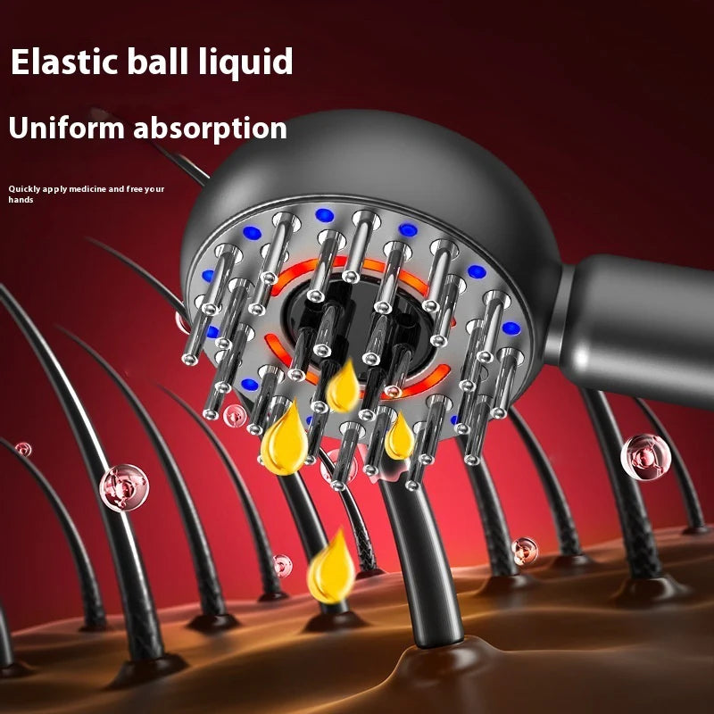 Rechargeable Massage Comb – Scalp Massager for Hair Care & Oil Control