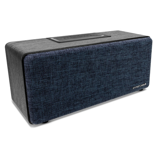 HyperGear Fabrix 2 Wireless Speaker – Stylish 8W Bluetooth Speaker with Wood‑Grain Design, Hands‑Free Calls & Multiple Playback Modes