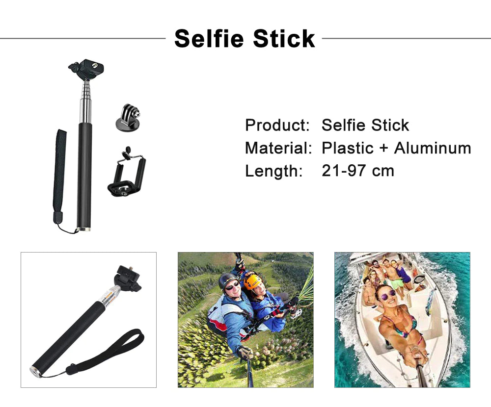 GoPro Accessories Kit 27-in-1 Mount Bundle – Chest Harness, Head Strap, Suction & Handlebar Mounts for Hero 11/10/9/8/7/6 and More