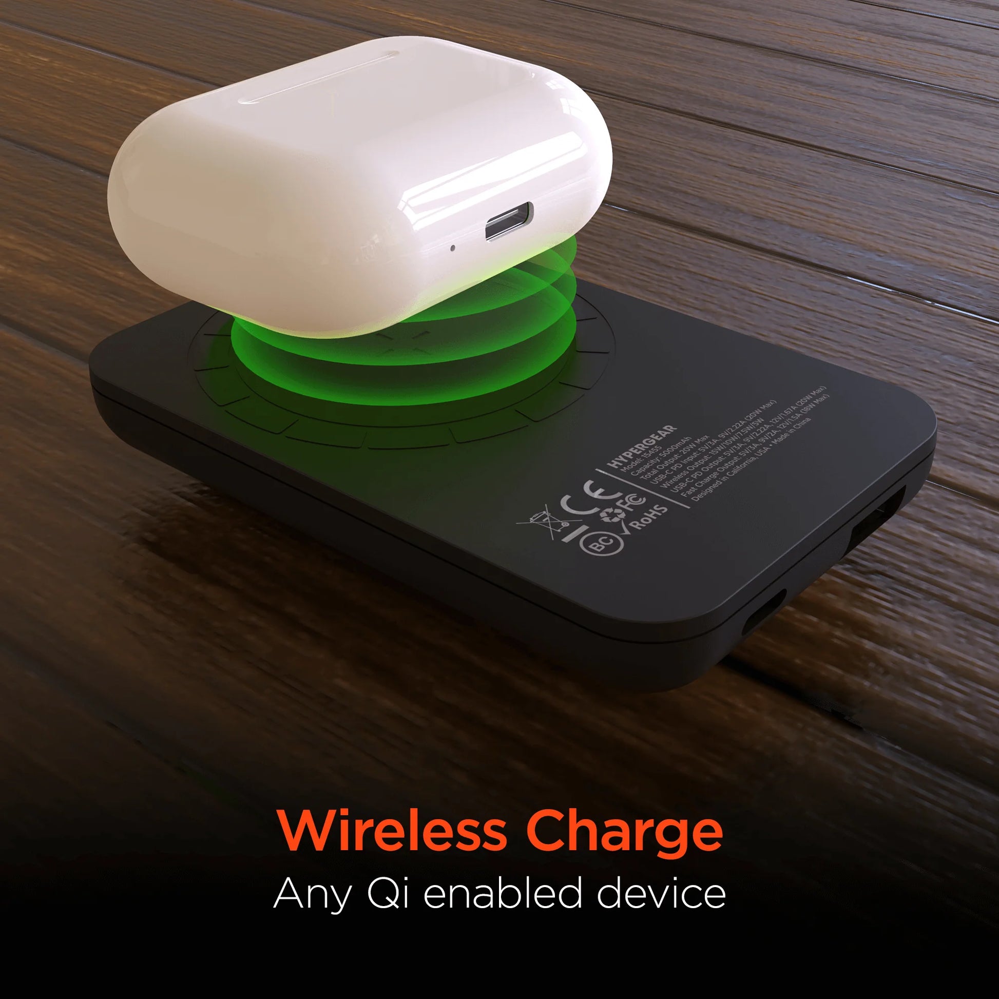 Hypergear 5000Mah Magnetic Wireless Power Bank