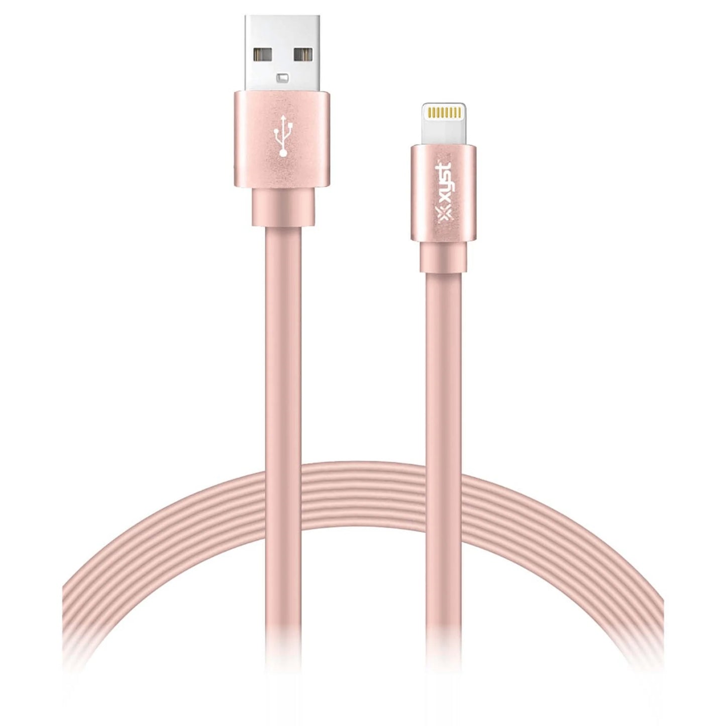 USB-A to Lightning Flat Charging Cable – 4 ft Compact Tangle-Free Cable for iPhone & iPad Fast Charging