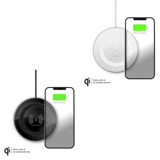 HyperGear ChargePad Pro Wireless Charger – 15W Fast Qi Pad with Adaptive Output & USB‑C