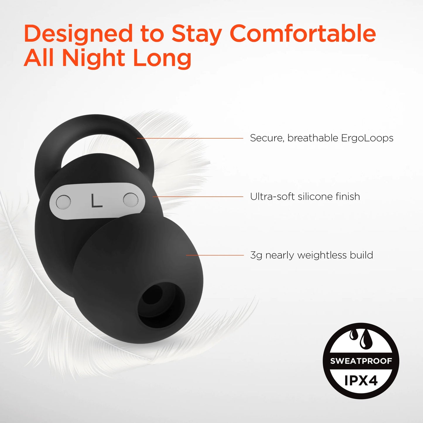 Hypergear SleepEEZ Mini Sleep Earbuds – Noise‑Blocking Wireless Pods with Ultra‑Soft Fit & 5h Battery