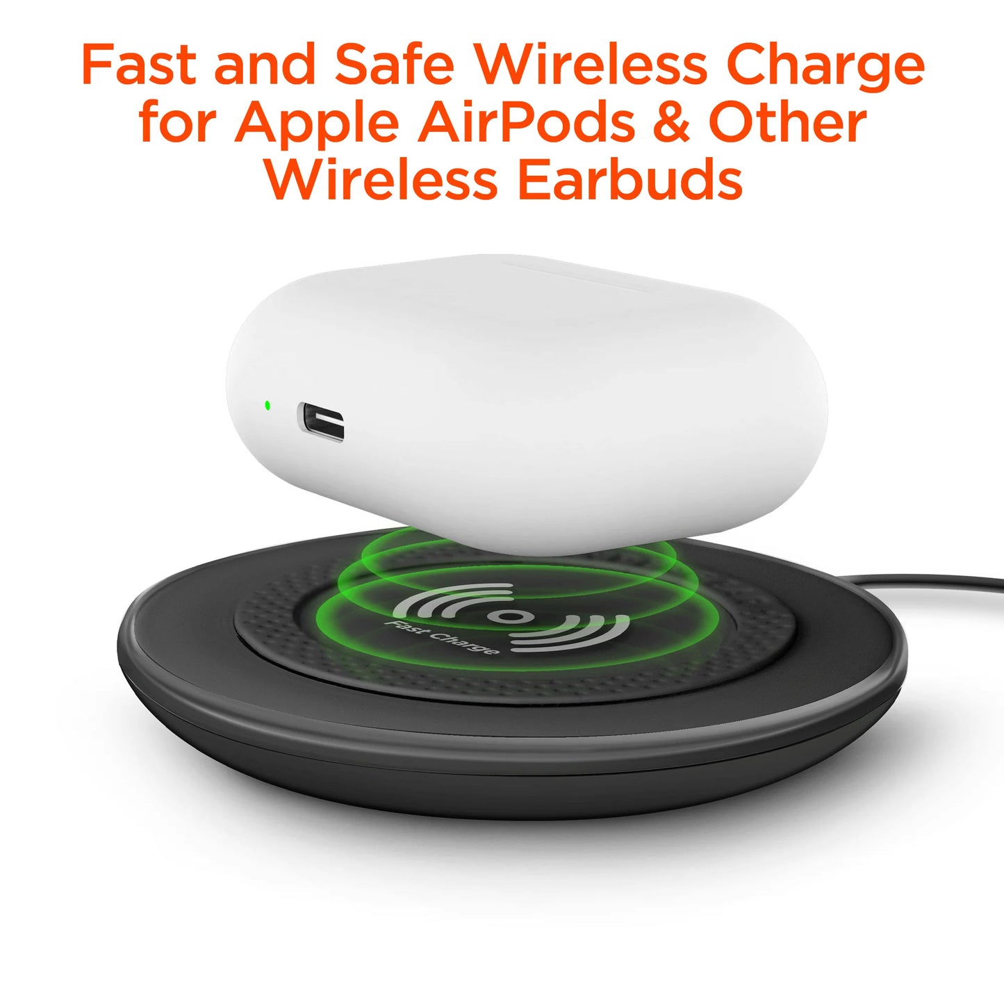HyperGear ChargePad Pro Wireless Charger – 15W Fast Qi Pad with Adaptive Output & USB‑C
