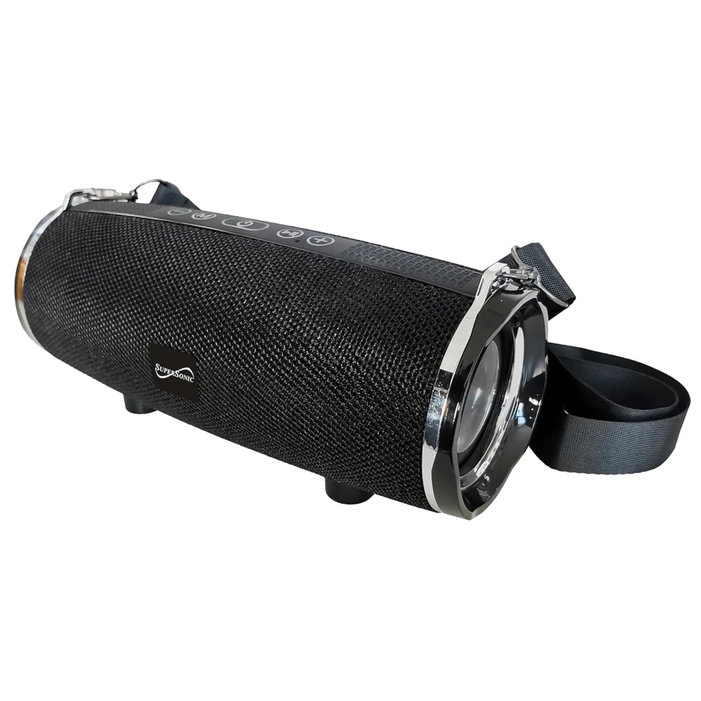 Supersonic Portable Bluetooth Wireless Speaker – 14 W Full‑Range Speaker with Bass Radiator, Mic & FM Radio