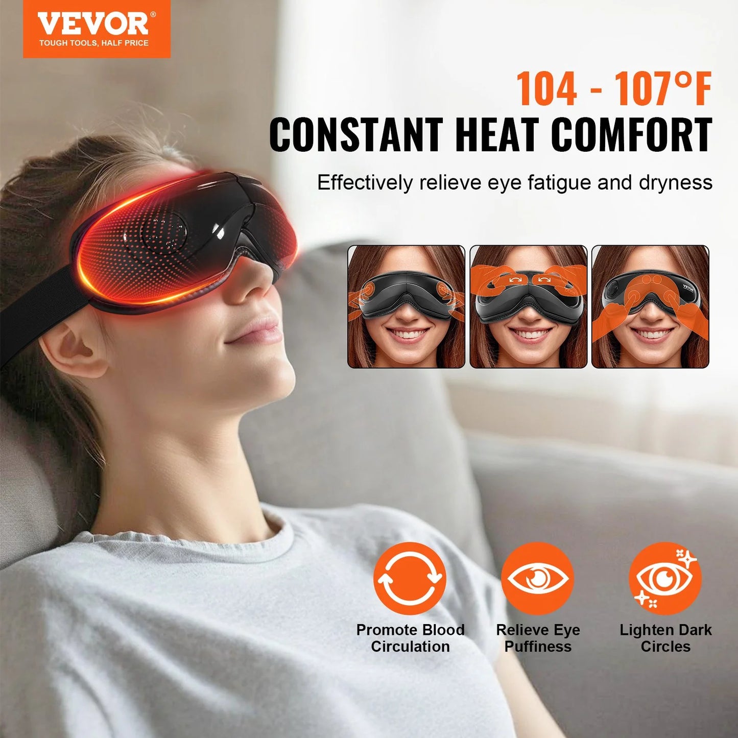 VEVOR Eye Massager with Heat