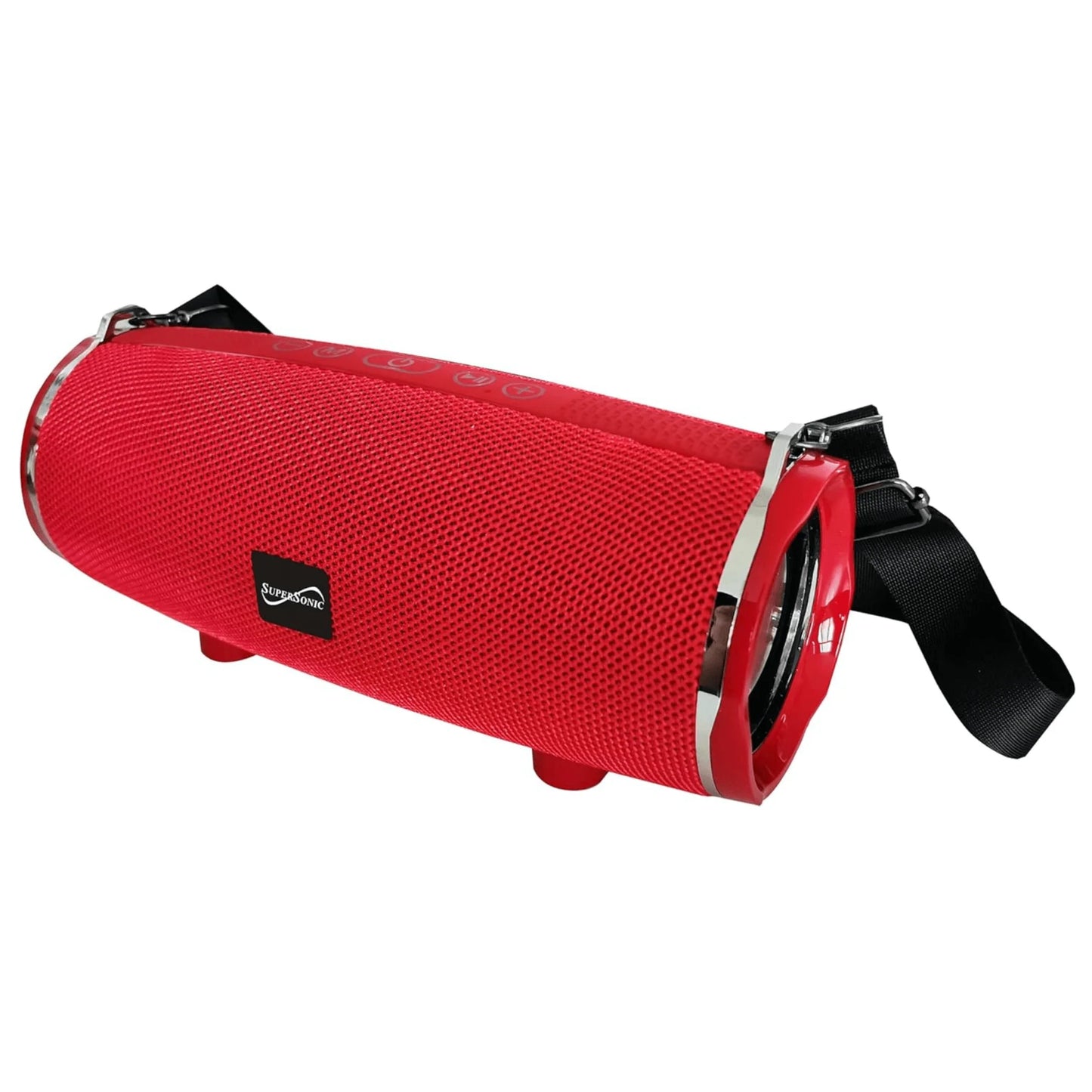 Supersonic Portable Bluetooth Wireless Speaker – 14 W Full‑Range Speaker with Bass Radiator, Mic & FM Radio