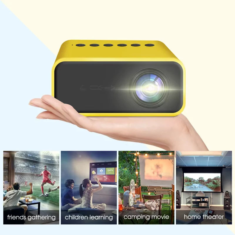 Xiaomi Portable Mini Home Projector – Compact HD Projector for Movies, Gaming & Kids' Entertainment
