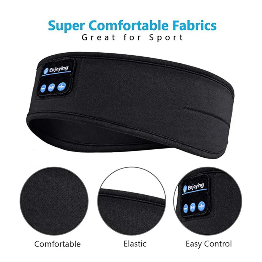 Bluetooth Headband Sleep Headphones with Eye Mask 