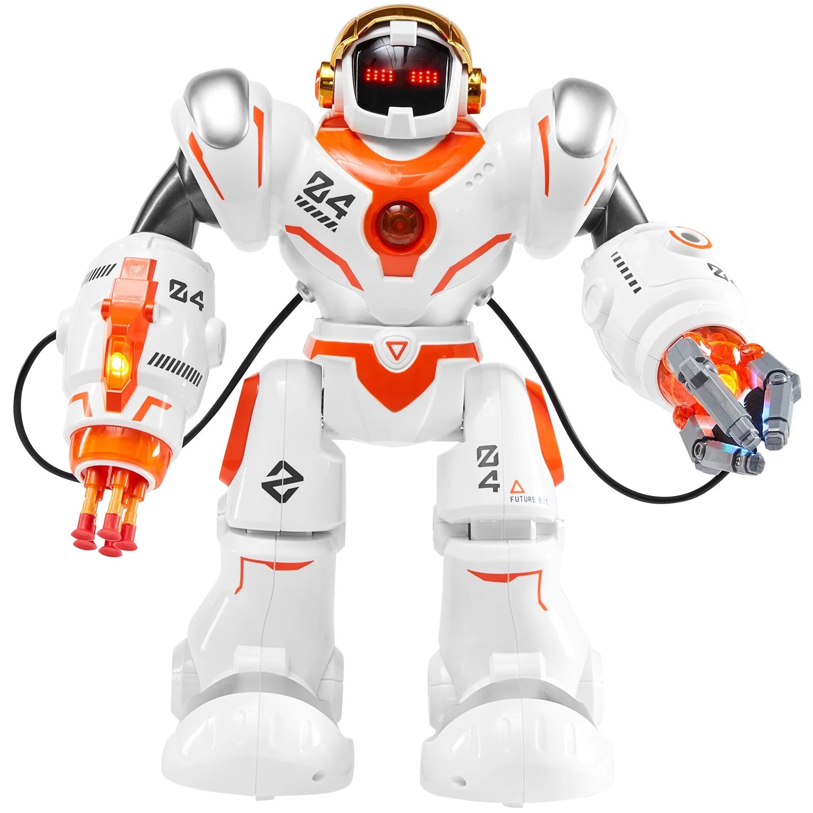 VEVOR RC Battle Robot Toy – Programmable Remote-Controlled Fighting Robot for Kids with Sounds & Lights