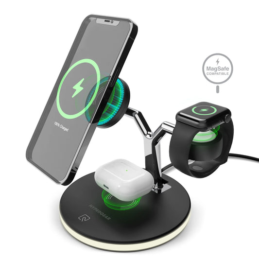 HyperGear MaxCharge 3-in-1 MagSafe Wireless Charging Stand β iPhone, Apple Watch & AirPods